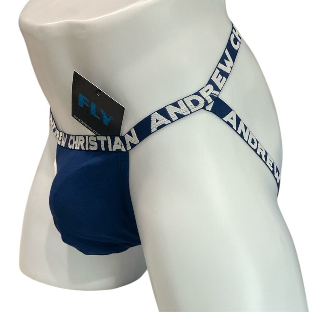 Andrew Christian Fly Jock Navy Large